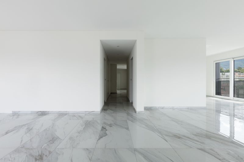 Marble Tile Floor Installation detail